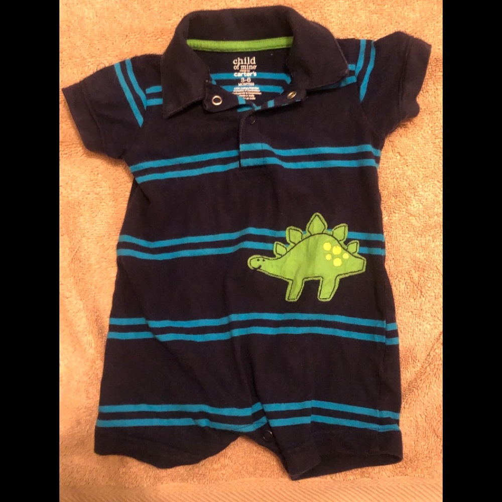 🦖Cute Boys Short Sleeved One Piece Size 3-6 Months🦖